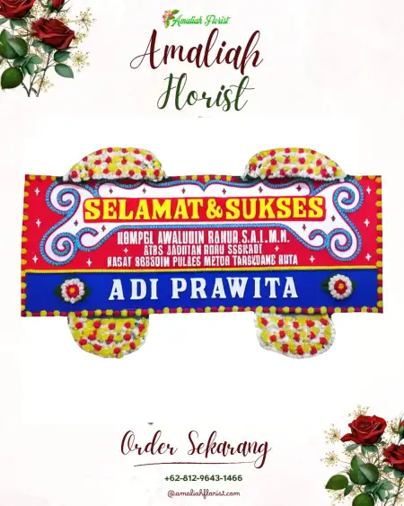 Papan Bunga Ucapan Selamat Paspan